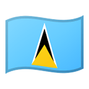 🇱🇨 Emoji Bandera: Santa Lucía en Google Android 10.0.