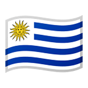 🇺🇾 Emoji Bandera: Uruguay en Google Android 10.0.