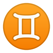 Emoji ♊ Segno Zodiacale Dei Gemelli su Google Android 10.0.