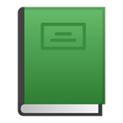 Émoji 📗 Livre Vert sur Google Android 10.0.