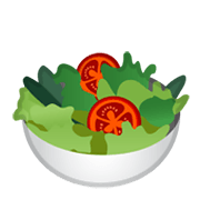 🥗 Emoji Salada Verde na Google Android 10.0.
