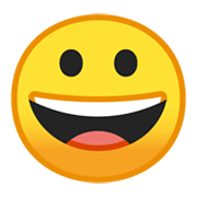 😀 Emoji Cara Sonriendo en Google Android 10.0.