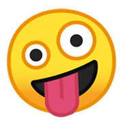 Emoji 🤪 Faccina Impazzita su Google Android 10.0.