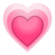 Émoji 💗 Cœur Grandissant sur Google Android 10.0.