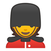 💂 Emoji Guarda na Google Android 10.0.