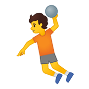 Emoji 🤾 Persona Che Gioca A Pallamano su Google Android 10.0.