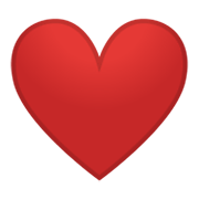 Emoji ❤️ Cuore Rosso su Google Android 10.0.