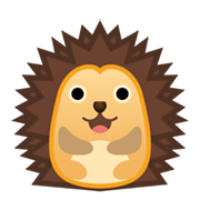 🦔 Emoji Erizo en Google Android 10.0.