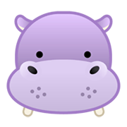 Émoji 🦛 Hippopotame sur Google Android 10.0.
