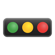 Émoji 🚥 Feu Tricolore Horizontal sur Google Android 10.0.