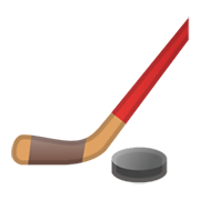 Emoji 🏒 Hockey Su Ghiaccio su Google Android 10.0.