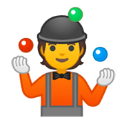 Emoji 🤹 Persona Che Fa Giocoleria su Google Android 10.0.