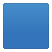 Émoji 🟦 Carré Bleu sur Google Android 10.0.