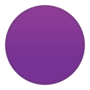 Émoji 🟣 Disque Violet sur Google Android 10.0.