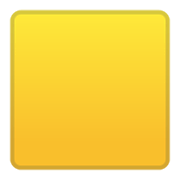🟨 Emoji Quadrado Amarelo na Google Android 10.0.