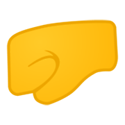Emoji 🤛 Pugno A Sinistra su Google Android 10.0.