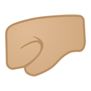 Emoji 🤛🏼 Pugno A Sinistra: Carnagione Abbastanza Chiara su Google Android 10.0.