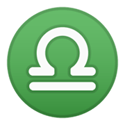 Emoji ♎ Segno Zodiacale Della Bilancia su Google Android 10.0.