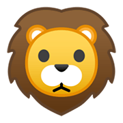 Émoji 🦁 Tête De Lion sur Google Android 10.0.