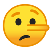🤥 Emoji Rosto De Mentiroso na Google Android 10.0.