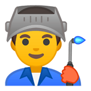 👨‍🏭 Emoji Operario en Google Android 10.0.