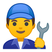 👨‍🔧 Emoji Mechaniker Google Android 10.0.