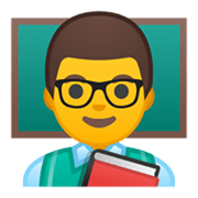 Emoji 👨‍🏫 Professore su Google Android 10.0.