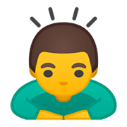 🙇‍♂️ Emoji Homem Fazendo Reverência na Google Android 10.0.