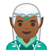 Émoji 🧝🏾‍♂️ Elfe Homme : Peau Mate sur Google Android 10.0.