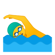 🏊‍♂️ Emoji Hombre Nadando en Google Android 10.0.