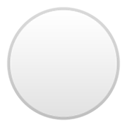 ⚪ Emoji Círculo Blanco en Google Android 10.0.