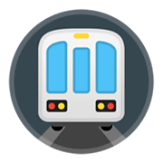 Emoji 🚇 Metropolitana su Google Android 10.0.