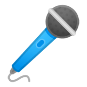 Emoji 🎤 Microfono su Google Android 10.0.