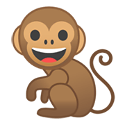 Emoji 🐒 Scimmia su Google Android 10.0.