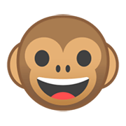 🐵 Emoji Rosto De Macaco na Google Android 10.0.