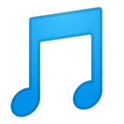 Emoji 🎵 Nota Musicale su Google Android 10.0.
