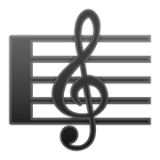 🎼 Emoji Partitura Musical na Google Android 10.0.
