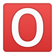 🅾️ Emoji Botão O (tipo Sanguíneo) na Google Android 10.0.