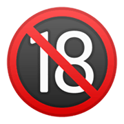 🔞 Emoji Prohibido Para Menos De 18 Años en Google Android 10.0.