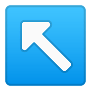 Emoji ↖️ Freccia In Alto A Sinistra su Google Android 10.0.
