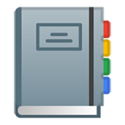 📔 Emoji Cuaderno Con Tapa Decorativa en Google Android 10.0.