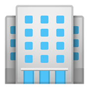 Emoji 🏢 Edificio su Google Android 10.0.