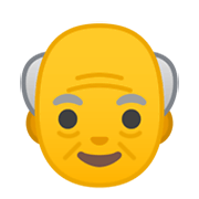👴 Emoji älterer Mann Google Android 10.0.