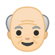 👴🏻 Emoji Anciano: Tono De Piel Claro en Google Android 10.0.