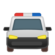 🚔 Emoji Vorderansicht Polizeiwagen Google Android 10.0.