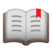 Emoji 📖 Libro Aperto su Google Android 10.0.