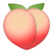 Emoji 🍑 Pesca su Google Android 10.0.