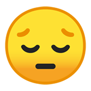 😔 Emoji Rosto Deprimido na Google Android 10.0.