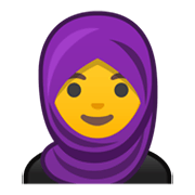 🧕 Emoji Frau mit Kopftuch Google Android 10.0.