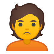 🙎 Emoji Persona Haciendo Pucheros en Google Android 10.0.